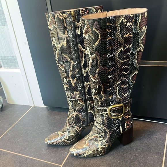 Coach knee high python boots - Picture 3 of 8